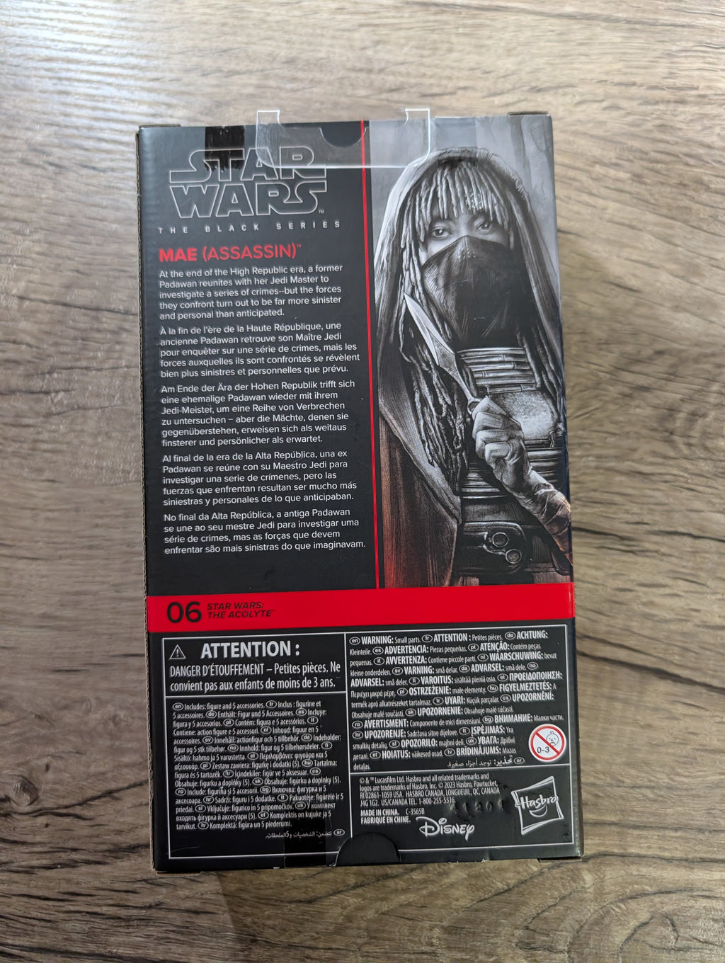 Star Wars The Black Series 5-Figure Lot - Q9-0, Moff Gideon, The Armorer, Dagan Gera, Nue Assassin (New in Box)