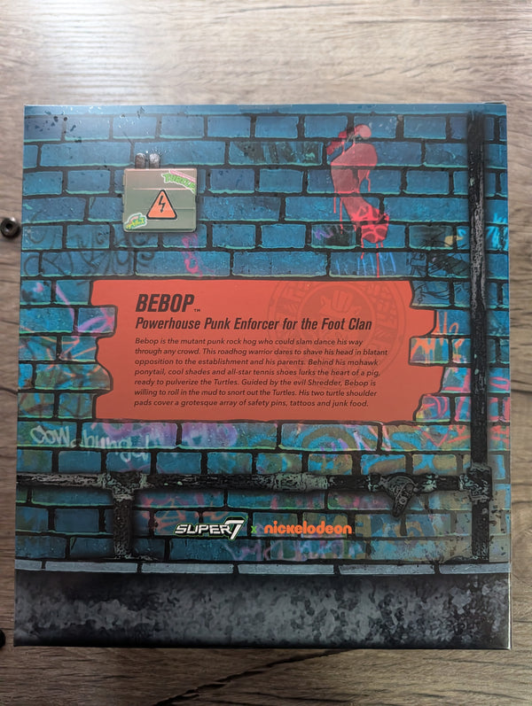 Super7 TMNT Ultimates Wave 2 - Bebop 7" Action Figure (New in Box)