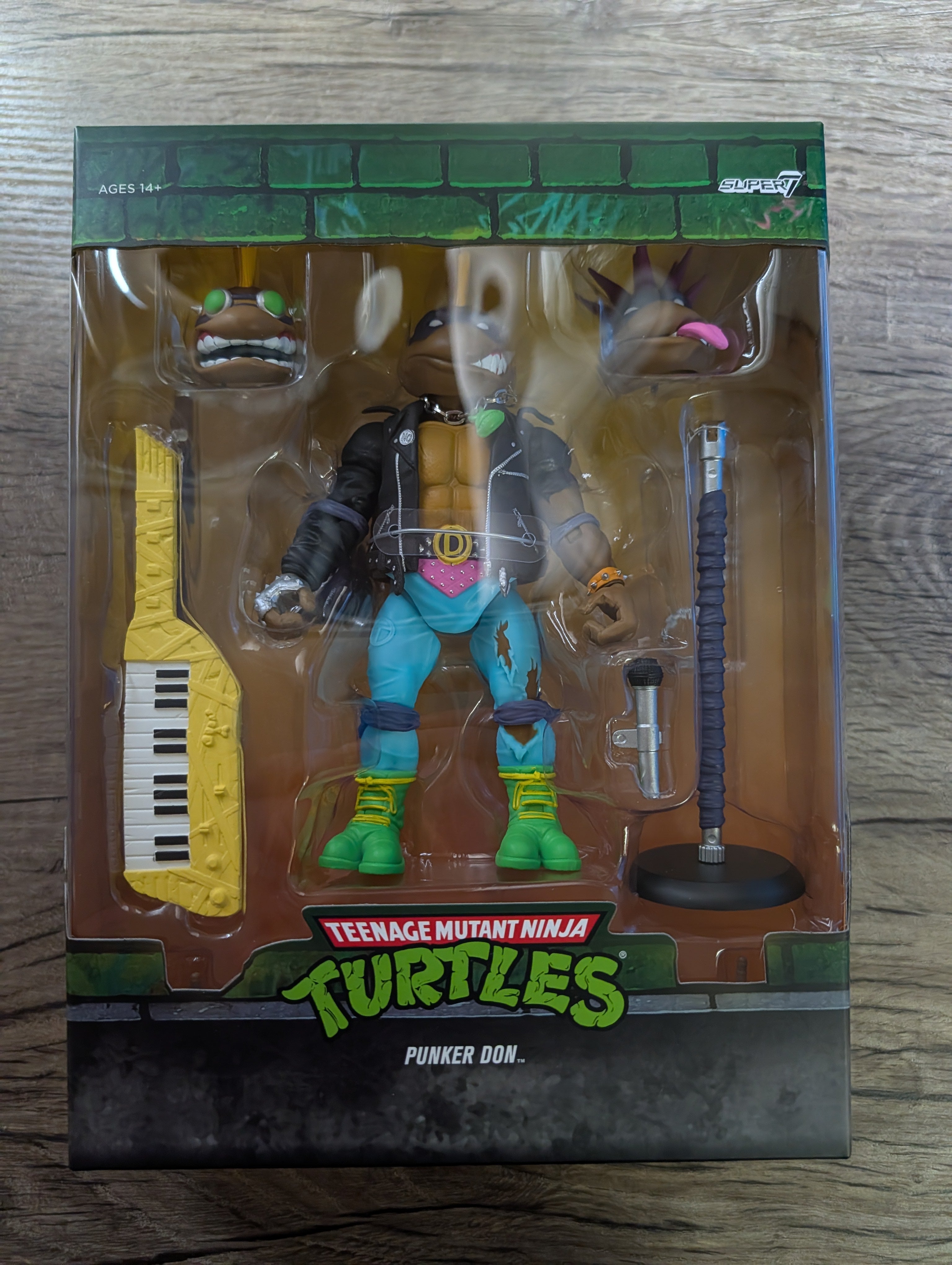 Super7 TMNT Ultimates Wave 7 - Punker Don 7" Action Figure (New in Box)