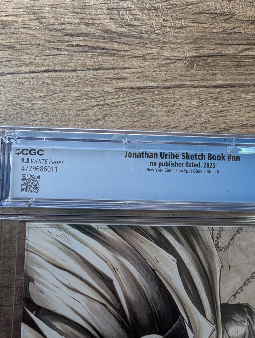 NYCC 2025 Jonathan Uribe Sketchbook "Violator" Varnish Exclusive /100 - CGC 9.8