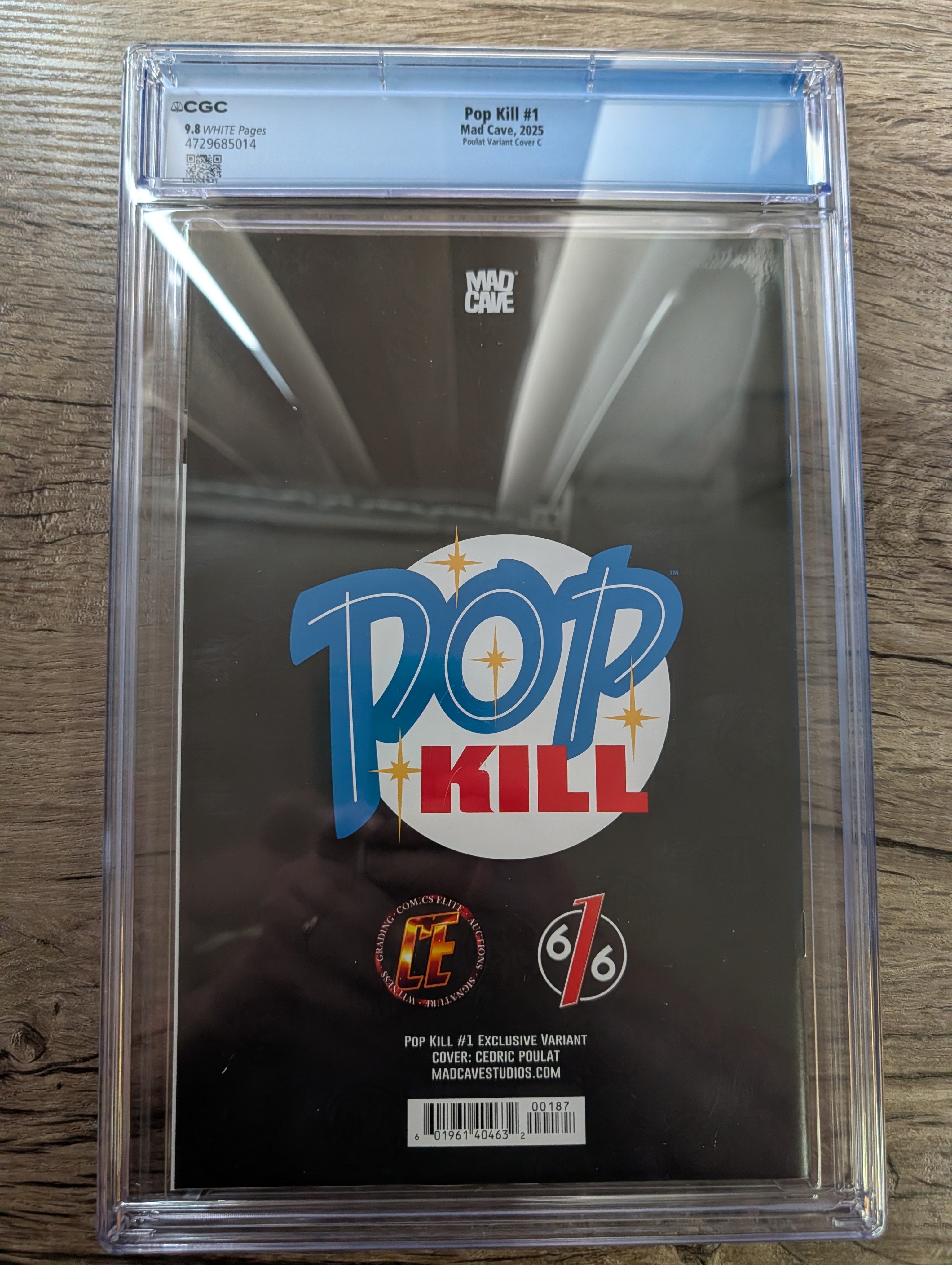 Pop Kill #1 - Fizz One Red ULTRA CHASE Virgin Variant C /75 - CGC 9.8 (Mad Cave, 2025)