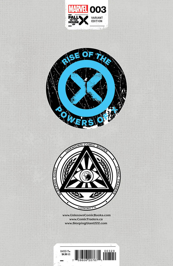 Rise of the Powers of X #3 Unknown Comics Ejikure Exclusive Connecting Trade Variant - Marvel Comics