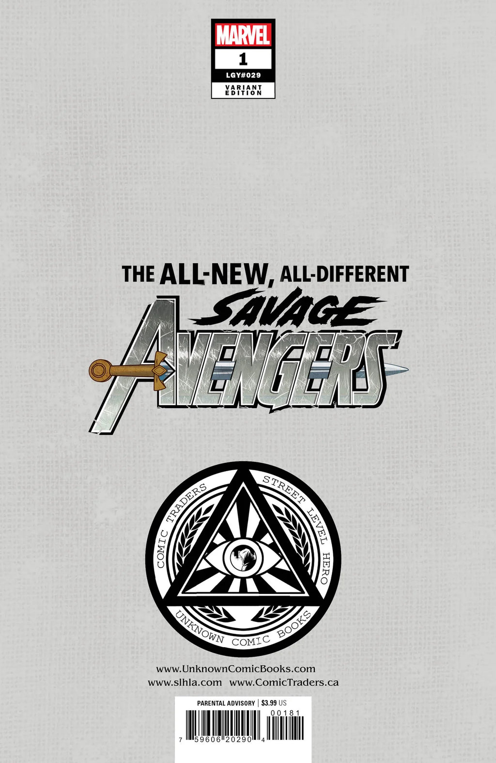 Savage Avengers #1 Unknown Comics Mico Suayan Exclusive Trade Variant - Marvel Comics
