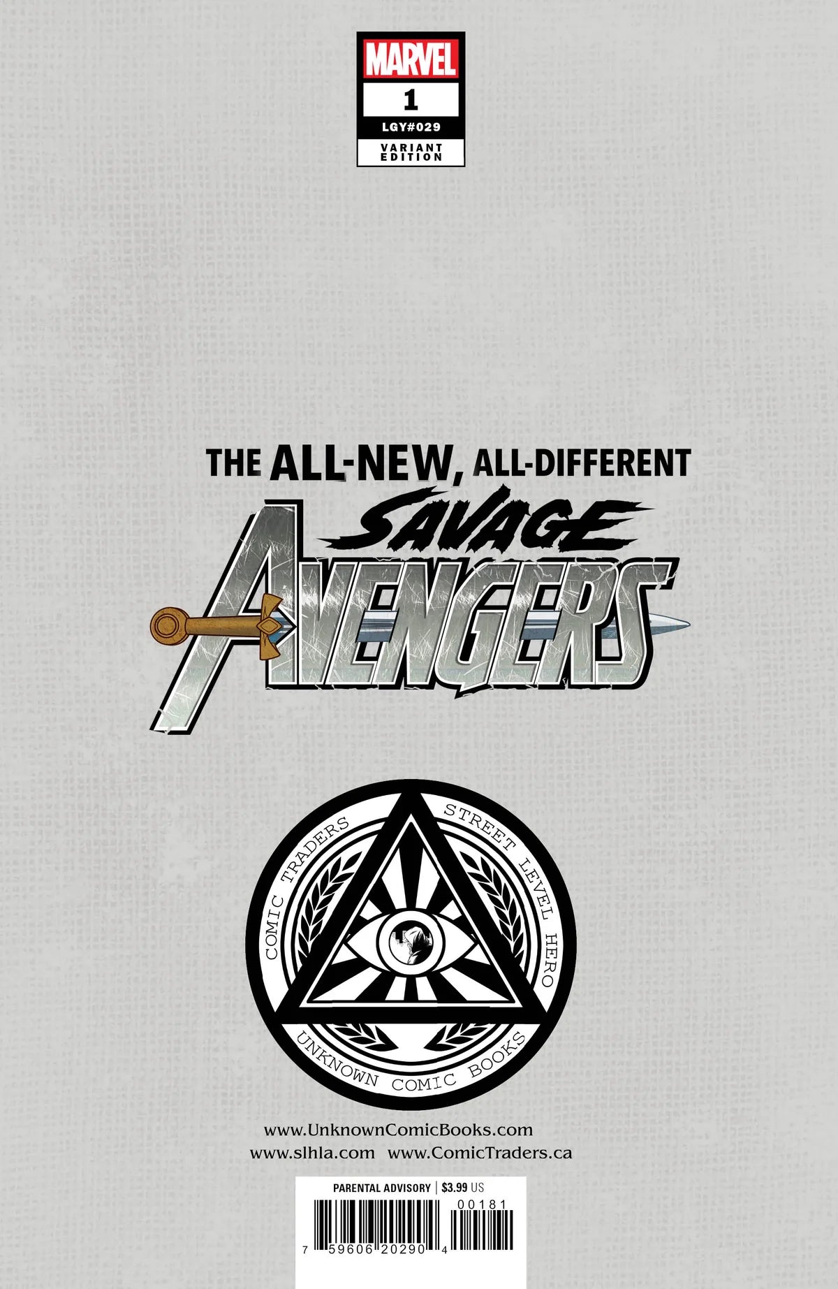 Savage Avengers #1 Unknown Comics Mico Suayan Exclusive Trade Variant - Marvel Comics