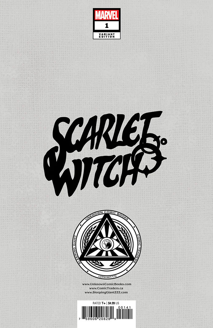 Scarlet Witch #1 Unknown Comics Puppeteer Lee Exclusive Trade Variant