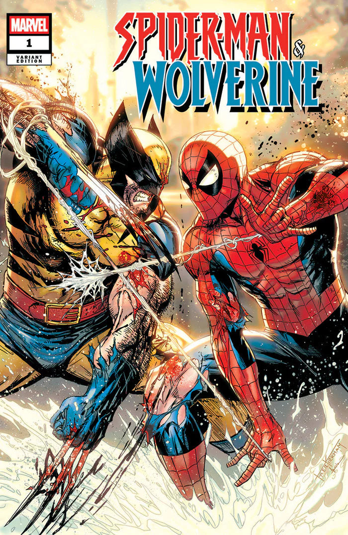 Spider-Man & Wolverine #1 Unknown Comics Tyler Kirkham Exclusive Trade Variant