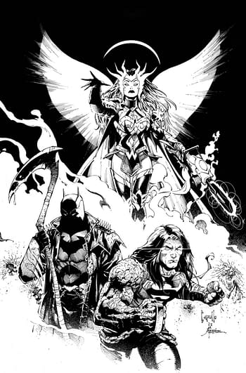 DARK NIGHTS DEATH METAL #1 BLACK & WHITE 1:100