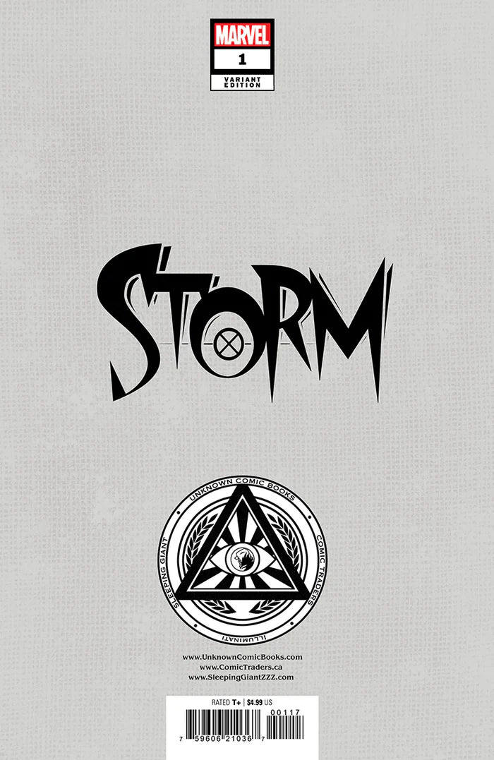 Storm #1 Unknown Comics David Nakayama Exclusive Trade Variant - Marvel Comics