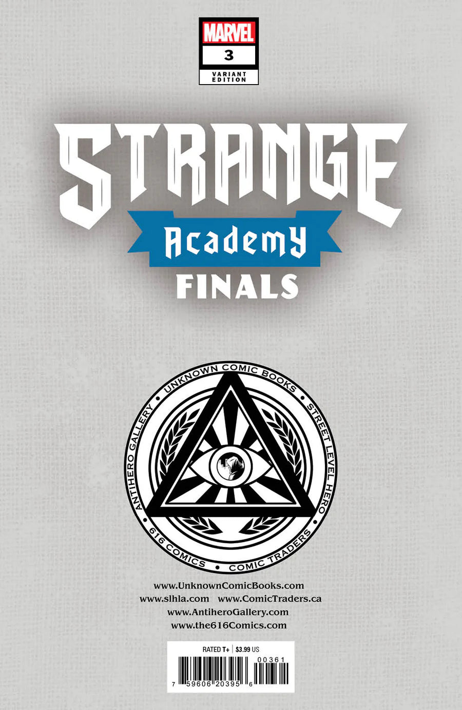 Strange Academy: Finals #3 Unknown Comics Sabine Rich Exclusive Variant Trade - Marvel Comics