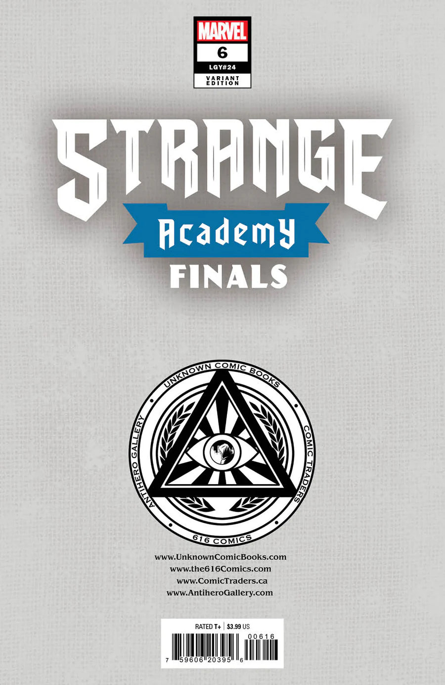 Strange Academy: Finals #6 Unknown Comics Ivan Tao Exclusive Graffiti Wall Trade Variant