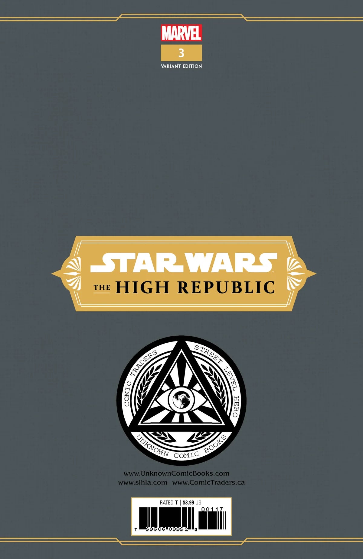 Star Wars High Republic #3 Luke Ross Exclusive Virgin Variant - Unknown Comic
