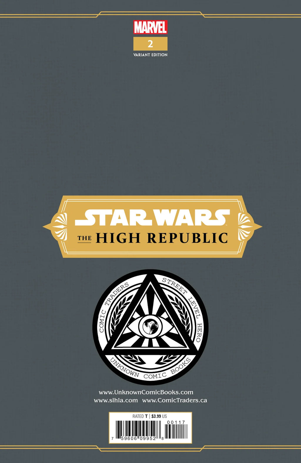 Star Wars: High Republic #2 Unknown comics Carlo Pagulayan Trade Variant - Marvel Comics
