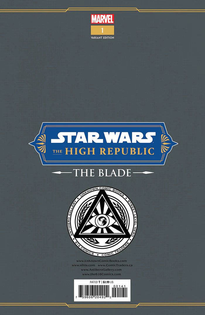 Star Wars: The High Republic - The Blade #1 Unknown Comics Paolo Villanelli Exclusive Trade Dress Variant