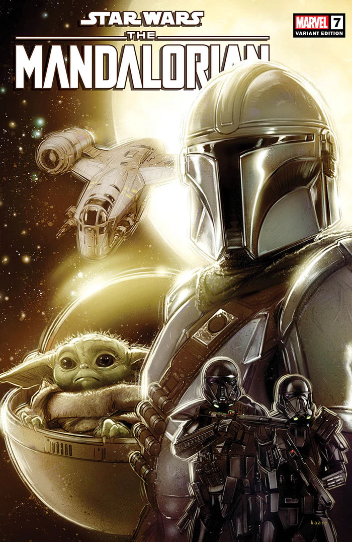 Star Wars Mandalorian #7 Kaare Andrews Trade Variant - Unknown Comics Exclusive