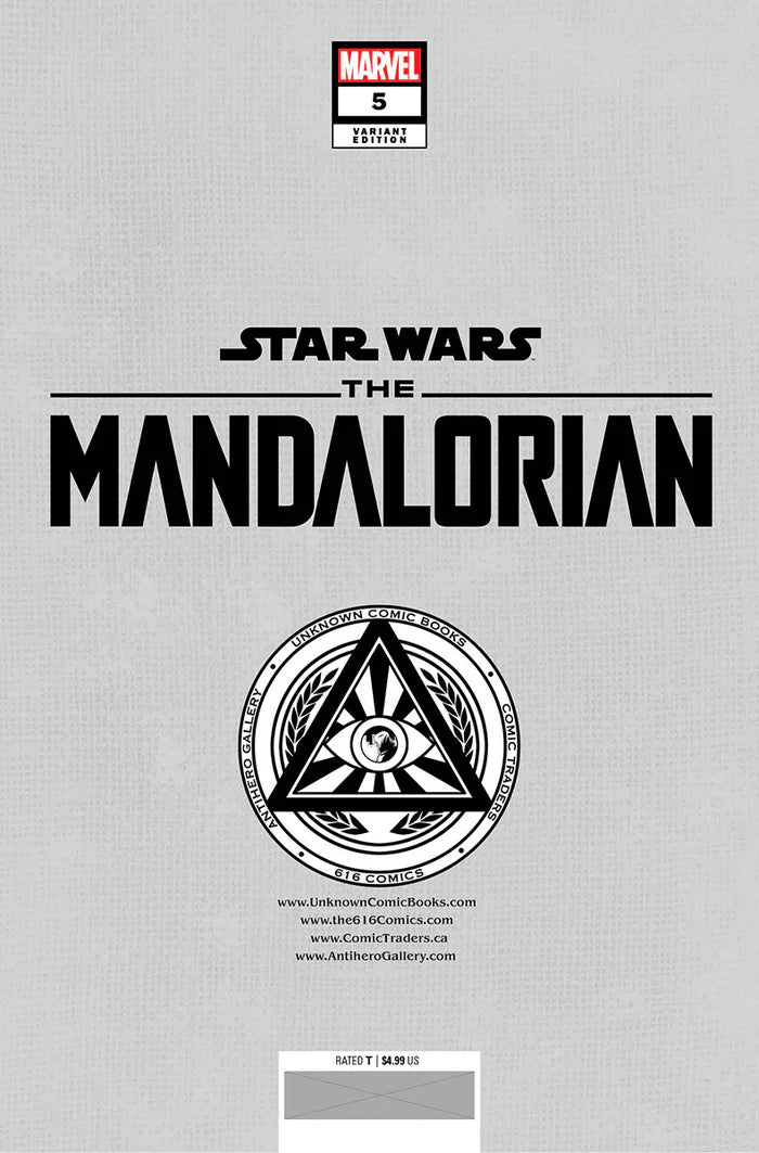 Star Wars: The Mandalorian Season 2 #5 Peach Momoko Trade Variant - Marvel Comics