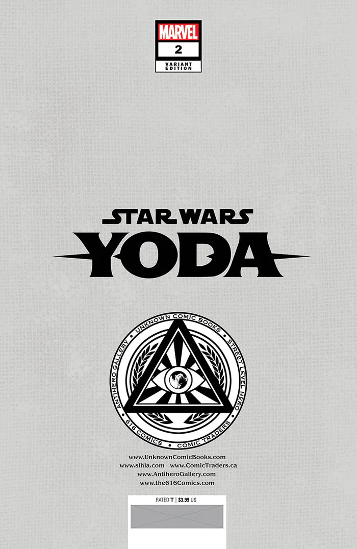 Star Wars Yoda #2 Todd Nauck Trade Variant - Unknown Comics Exclusive