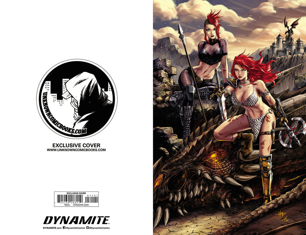 Red Sonja Age of Chaos #3 Unknown Comics Creees Exclusive Virgin Variant
