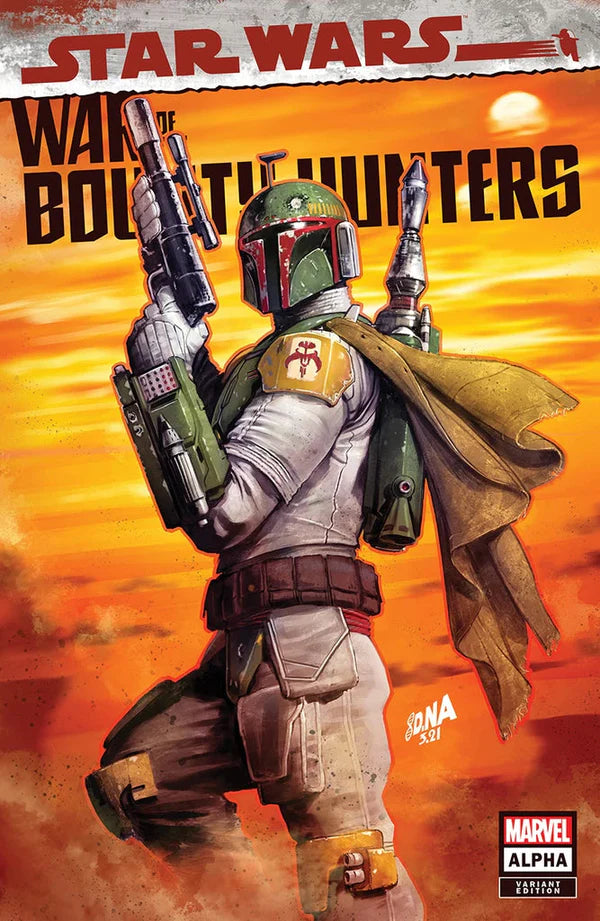 Star Wars: War of the Bounty Hunters Alpha #1 David Nakayama Boba Fett Trade Variant - Marvel Comics