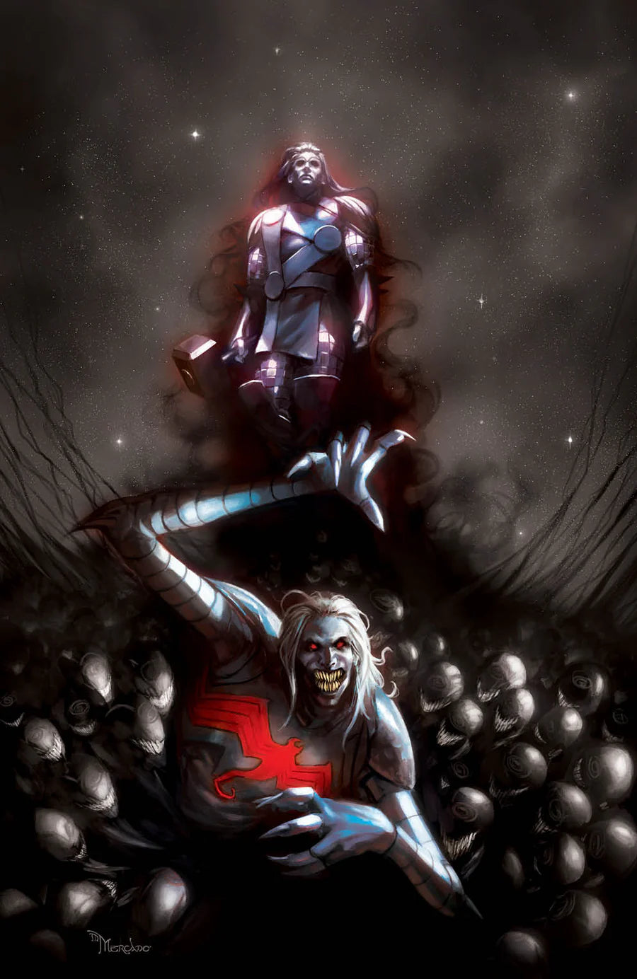 Thor #7 Unknown Comics Miguel Mercado Exclusive Virgin Color Splash Variant - Marvel Comics
