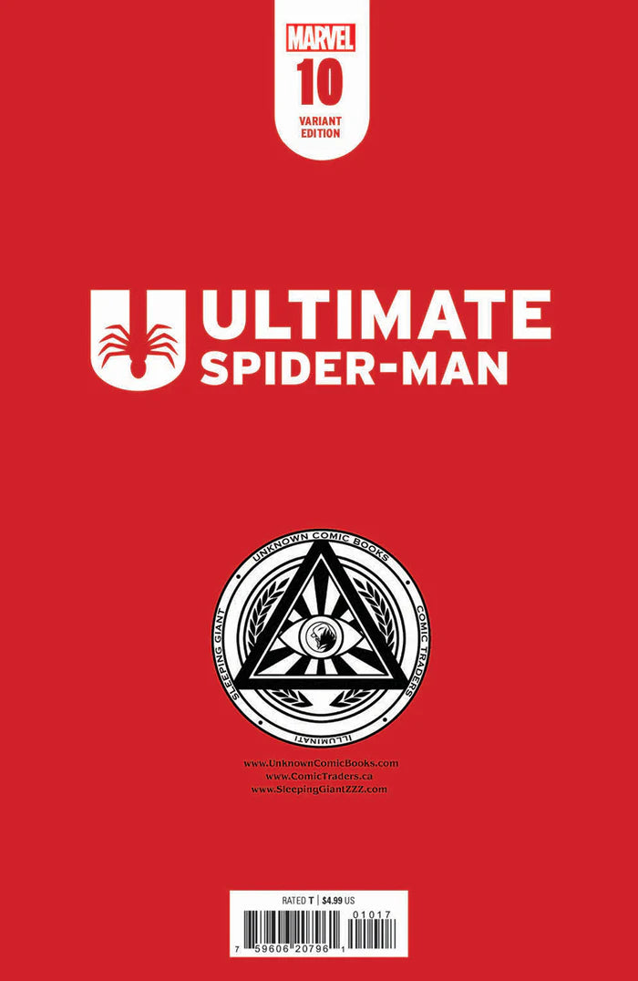 Ultimate Spider-Man #10 Unknown Comics Miguel Mercado Exclusive Virgin Variant - Marvel Comics
