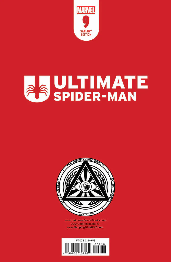 Ultimate Spider-Man #9 Unknown Comics Exclusive Mirka Andolfo Trade Variant