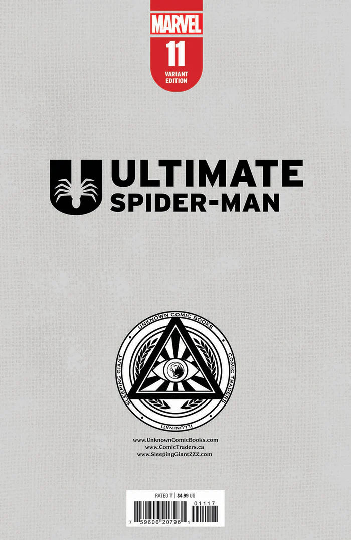 Ultimate Spider-Man #11 Unknown Comics Kaare Andrews Exclusive Virgin Variant