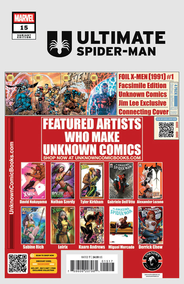 Ultimate Spider-Man #15 Unknown Comics Mirka Andolfo Exclusive Trade Variant