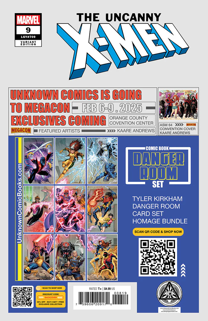 Uncanny X-Men #9 Unknown Comics Stephen Segovia Exclusive Trade Variant - Marvel Comics