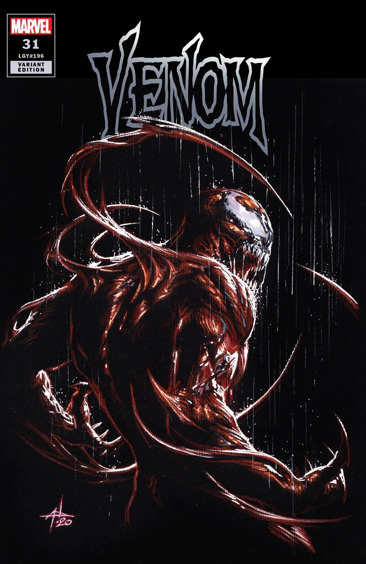 Venom #31 Unknown Comics Gabriele Dell'Otto Exclusive Carnage Trade Variant