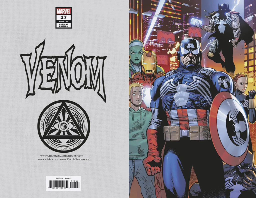 Venom #27 Unknown Comics Exclusive 2nd Printing Juan Gedeon Virgin Variant - Marvel Comics