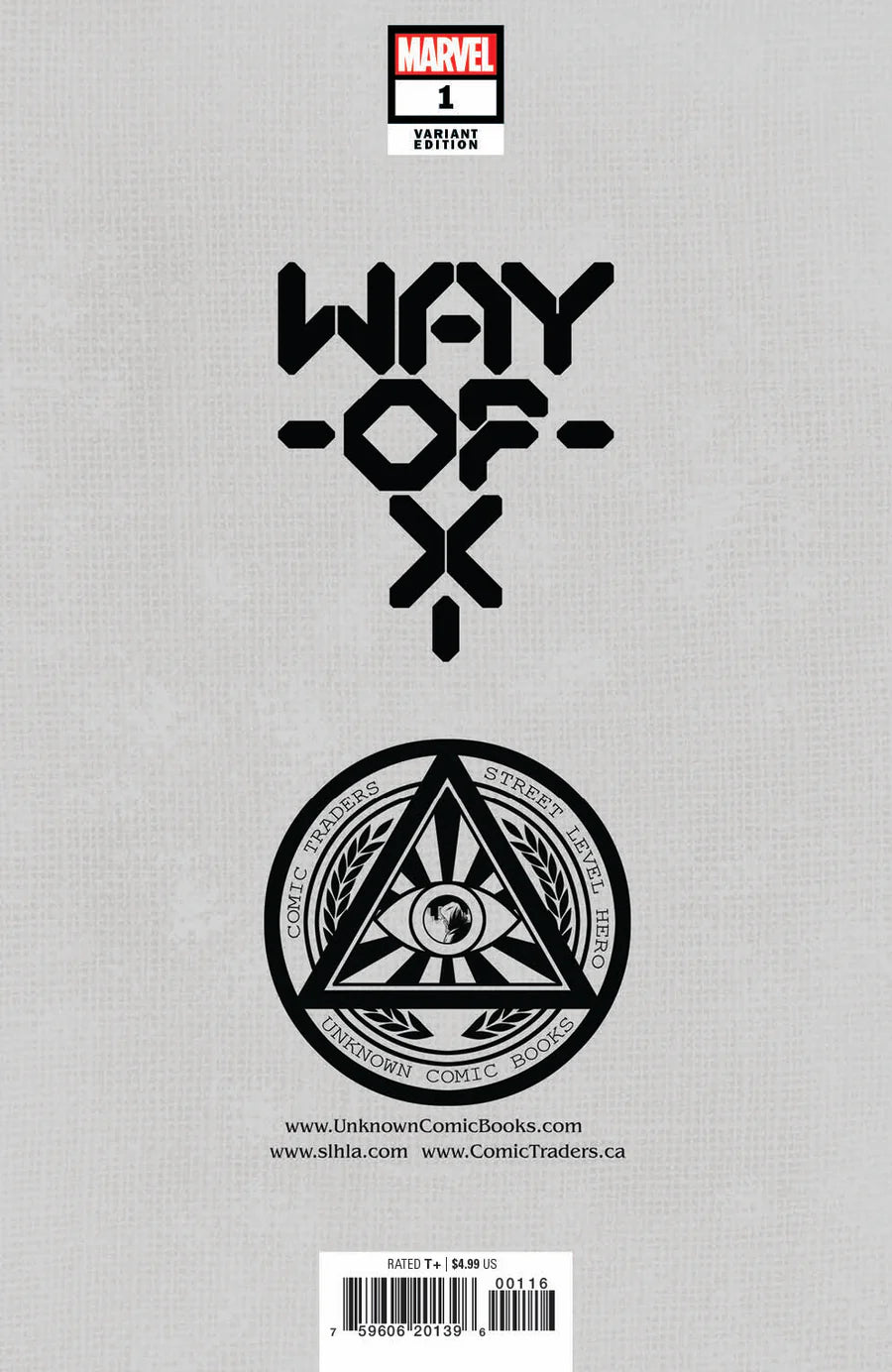 Way of X #1 Unknown Comics Jay Anacleto Exclusive Trade Variant - Marvel Comics