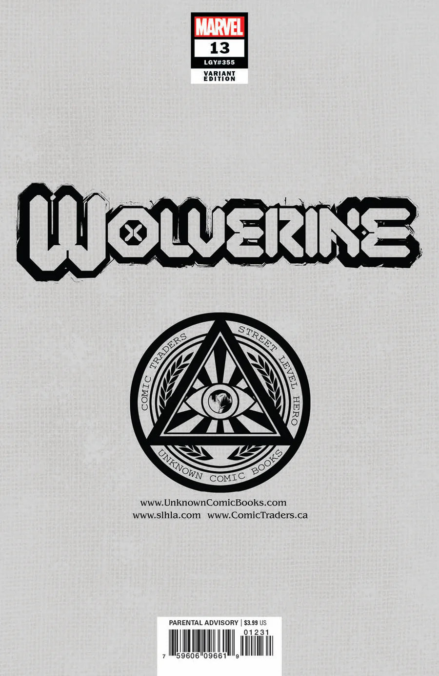 Wolverine #13 Unknown Comics Lucas Werneck Exclusive Gala Trade Variant - Marvel Comics