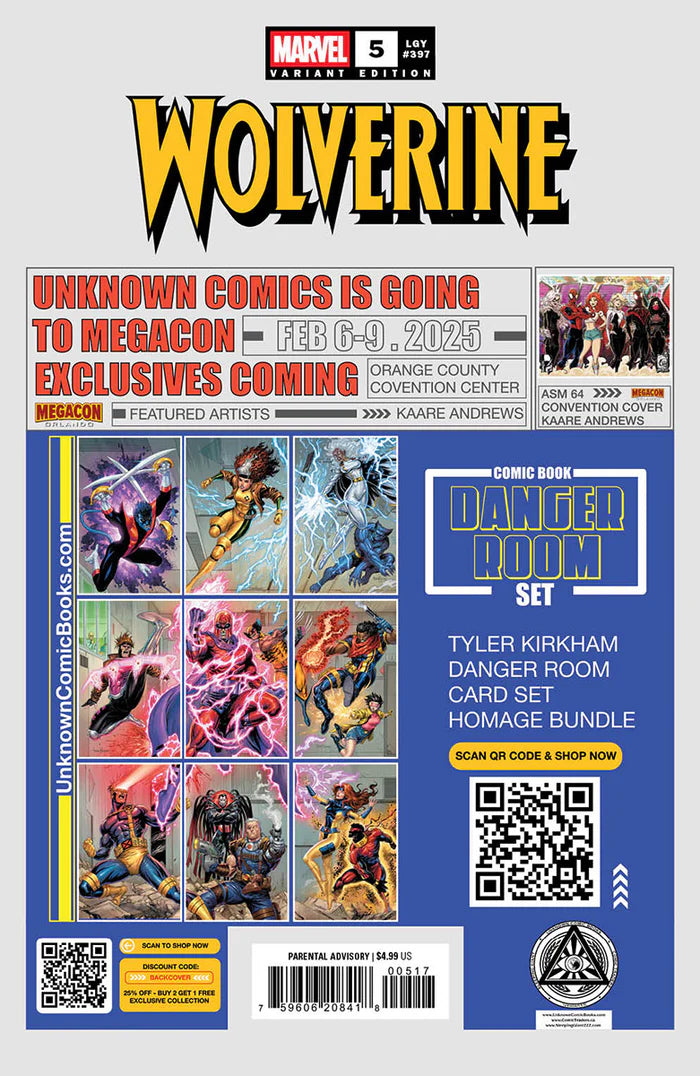 Wolverine #5 - Unknown Comics Exclusive Ejikure Variant - Logan's Savage Return