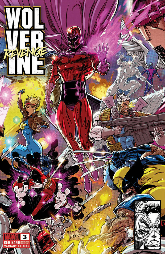 Wolverine: Revenge Red Band #3 Unknown Comics Kaare Andrews Exclusive Connecting Cover Trade Variant [Polybagged]