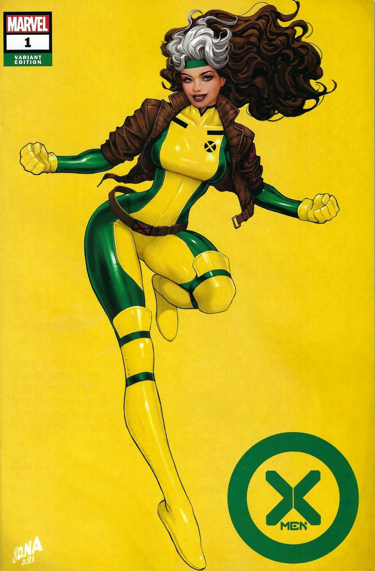 X-Men #1 Unknown Comics David Nakayama Exclusive Yellow Color Bleed Trade Variant - Marvel Comics