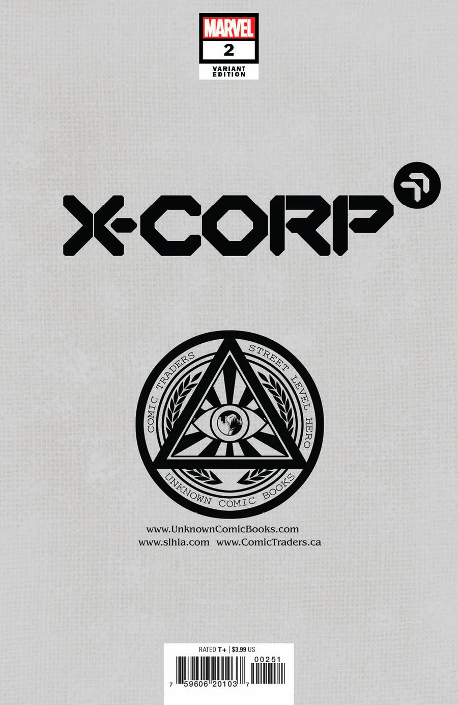X-Corp #3 Unknown Comics Stephen Segovia Exclusive Virgin Variant - Marvel Comics