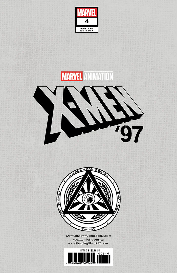 X-Men '97 #4 Unknown Comics Tyler Kirkham Exclusive Trade Dress Variant