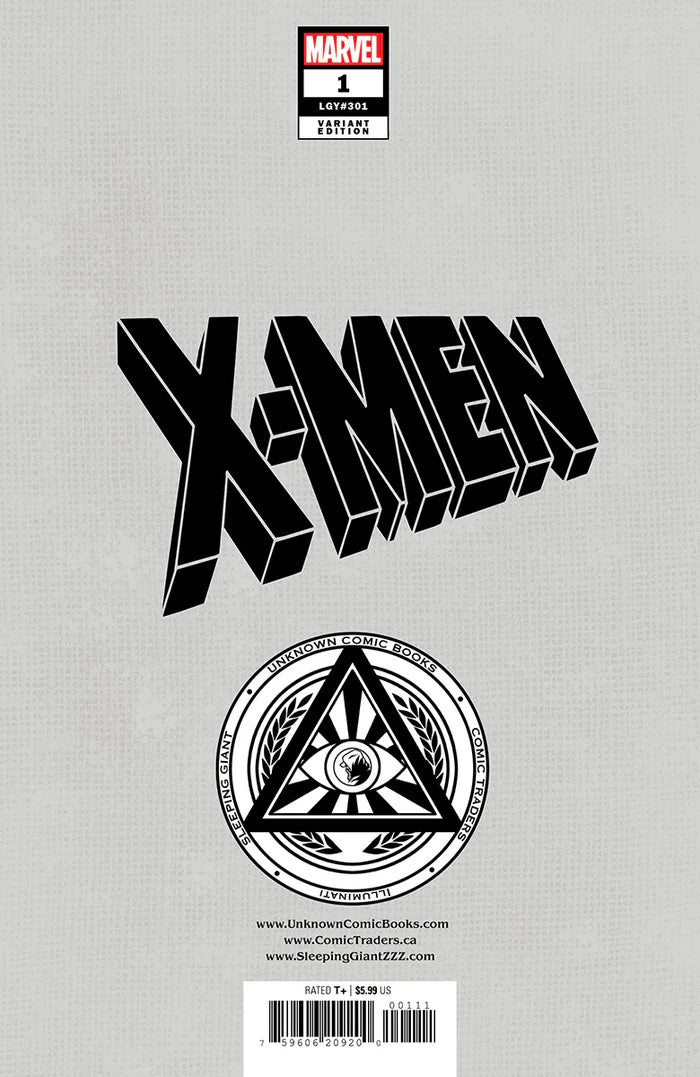 X-Men #1 Nathan Szerdy Exclusive Trade Variant - Marvel Comics