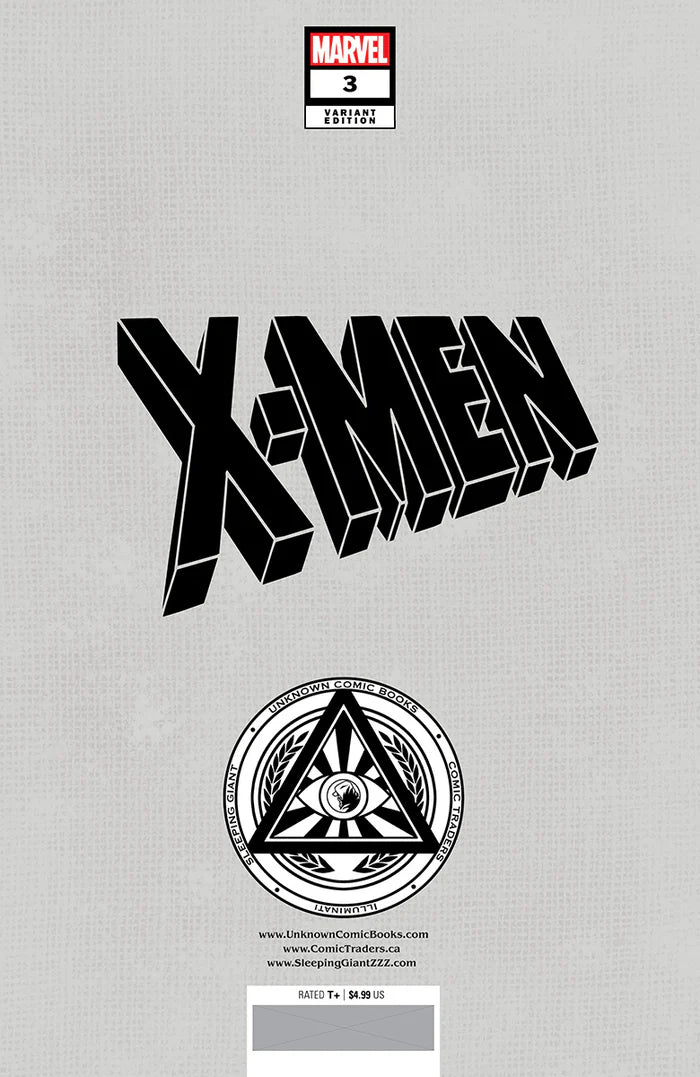 X-Men #3 Unknown Comics Derrick Chew Exclusive Trade Variant - Marvel Comics