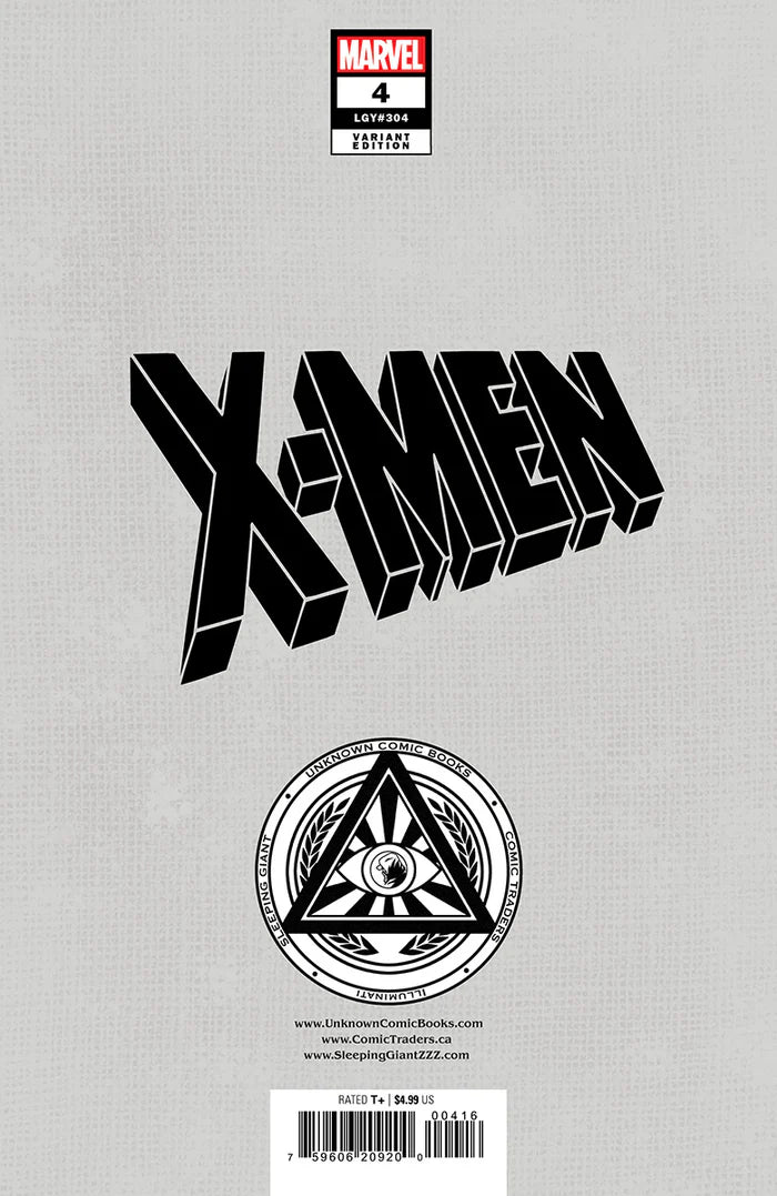 X-Men #4 Unknown Comics Leirix Exclusive Trade Variant - Marvel Comics