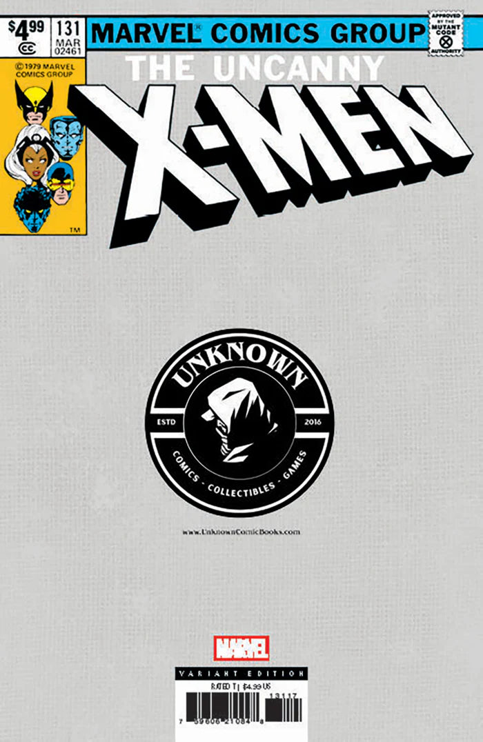 X-Men #131 Facsimile Unknown Comics Dan Panosian Exclusive Trade Variant - Marvel Comics