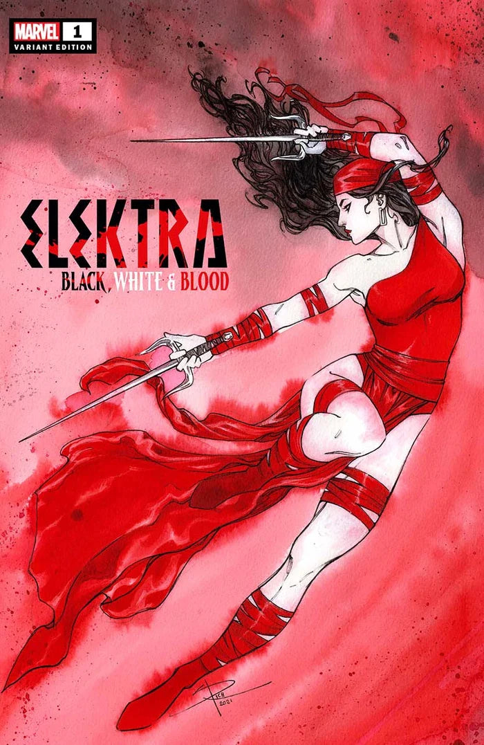 Elektra: Black, White & Blood #1 Sabine Rich Trade Variant - Marvel Comics