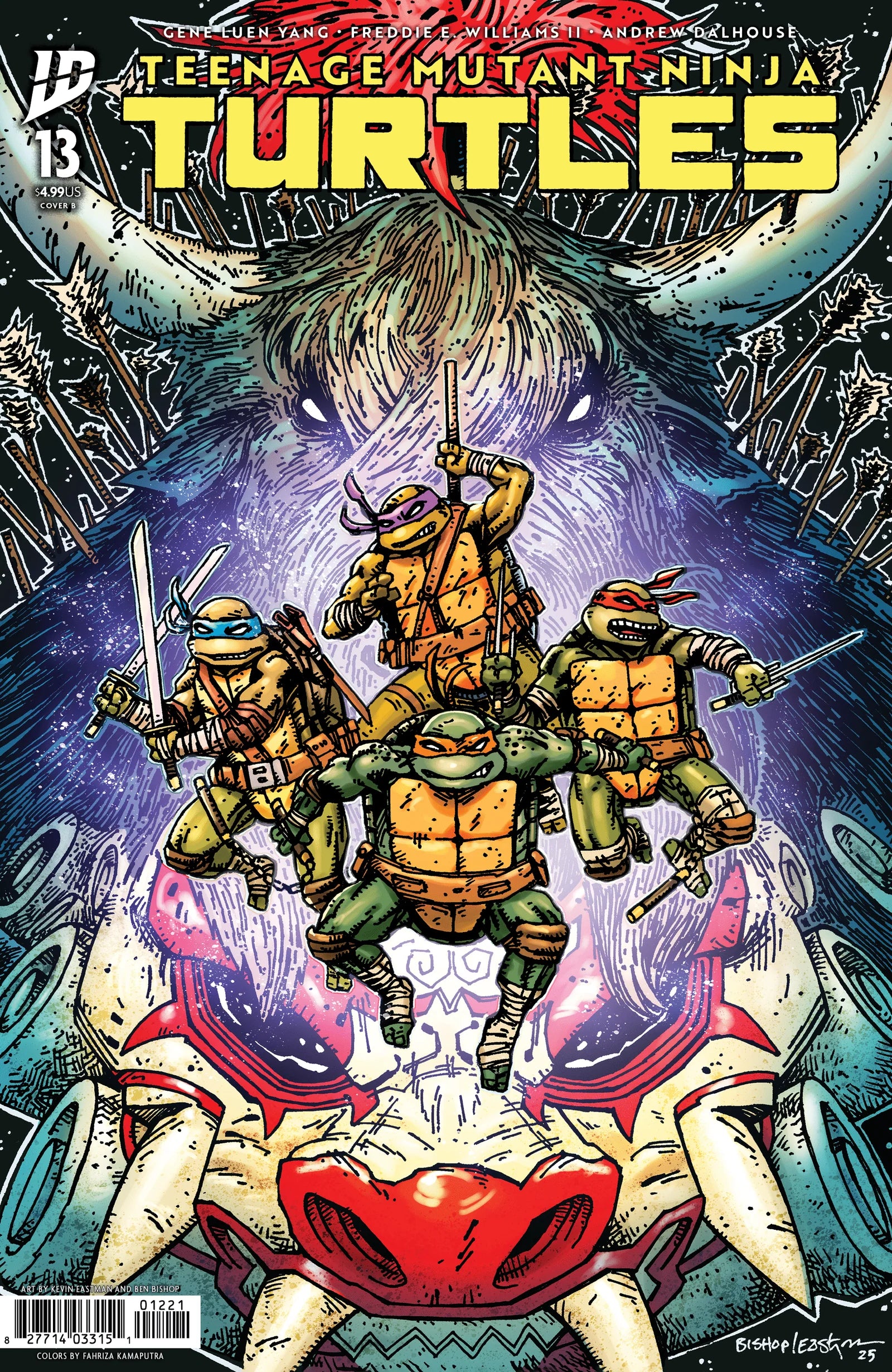 Teenage Mutant Ninja Turtles #13 Variant B (Eastman) - IDW Publishing