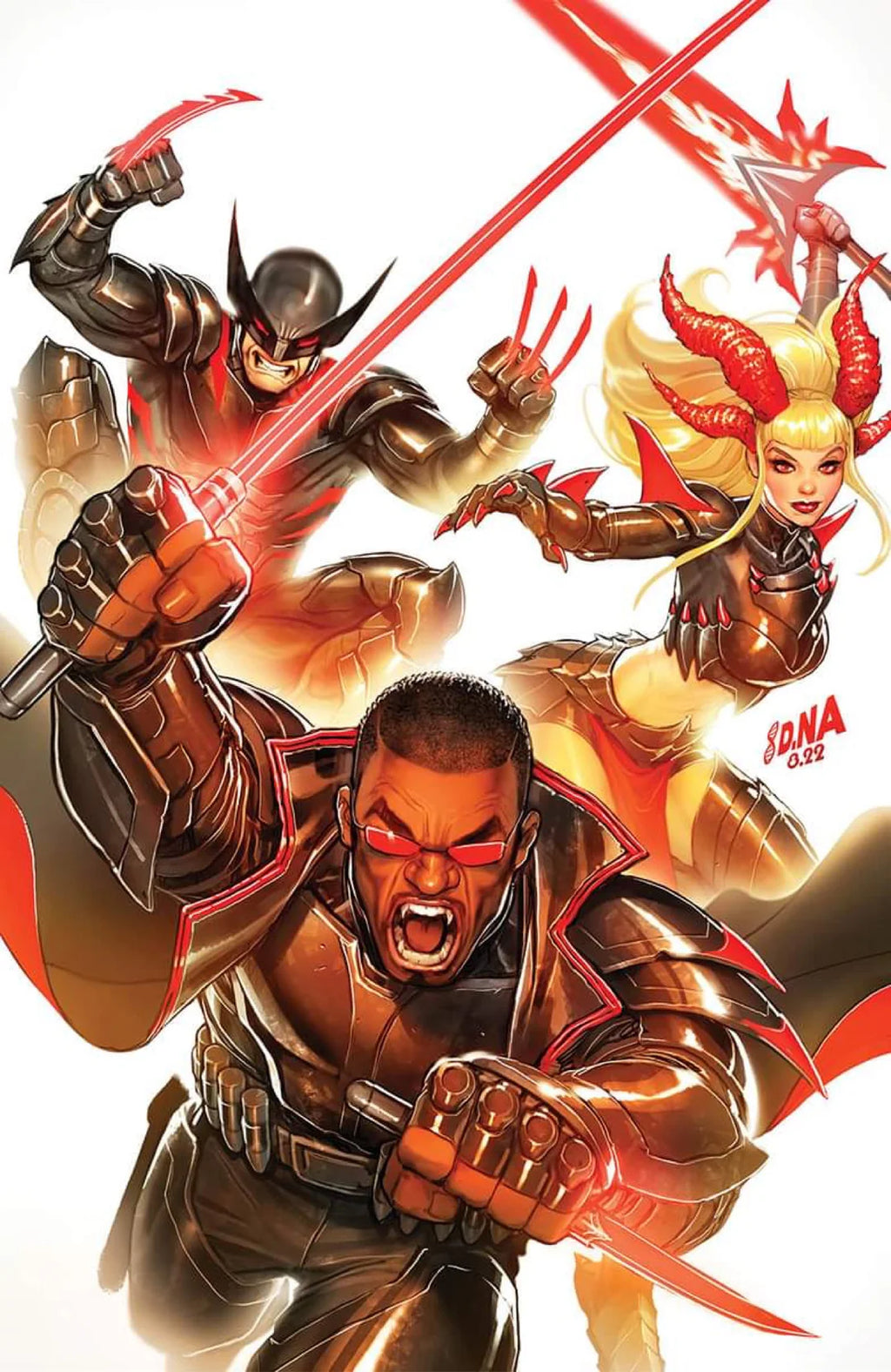 Midnight Suns #4 - Unknown Comics Exclusive David Nakayama 616 Virgin Variant - Wolverine & Magik