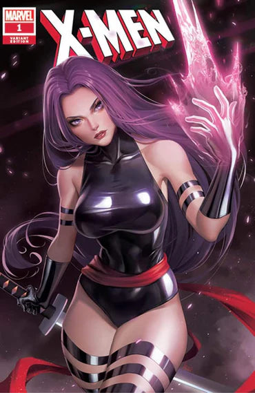DAMAGED - X-MEN 1991 #1 FACSIMILE EDITION R1C0 616 Trade Dress Variant PSYLOCKE