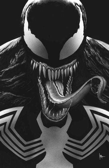 Venom: Lethal Protector #1 Mico Suayan 616 Comics Exclusive B&W Virgin Variant - Marvel Comics