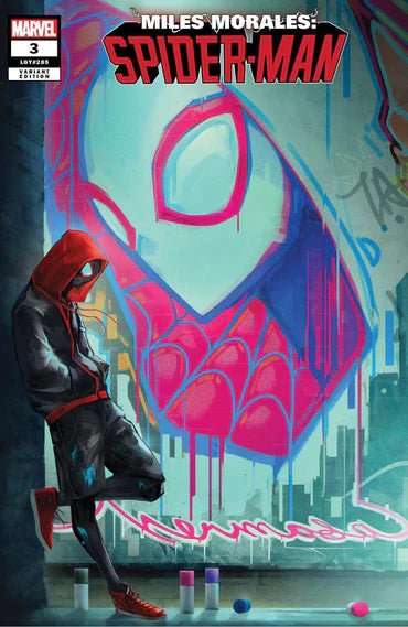 Miles Morales Spider-Man #3 Ivan Tao Graffiti 616 Exclusive Trade Variant - Marvel Comics