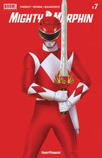 Mighty Morphin #7 Bon Bernardo Red Ranger Negative Space Variant - Limited to 500