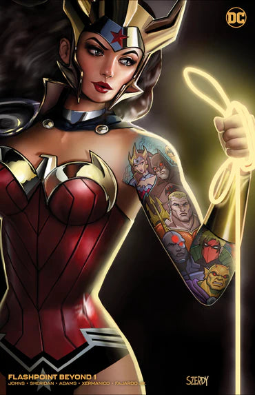 Flashpoint Beyond #1 Szerdy 616 Comics Exclusive Wonder Woman Virgin Variant - DC Comics