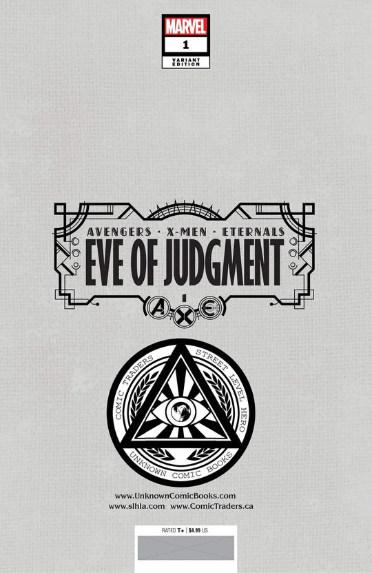 A.X.E.: Eve of Judgment #1 Nakayama Unknown Comics 616 Virgin Variant Scarlet Witch - Marvel Comics